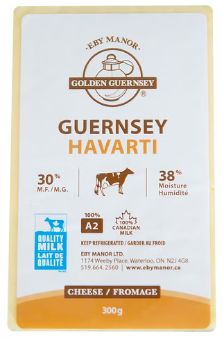 Eby Manor Artisan Cheese - A2 Havarti