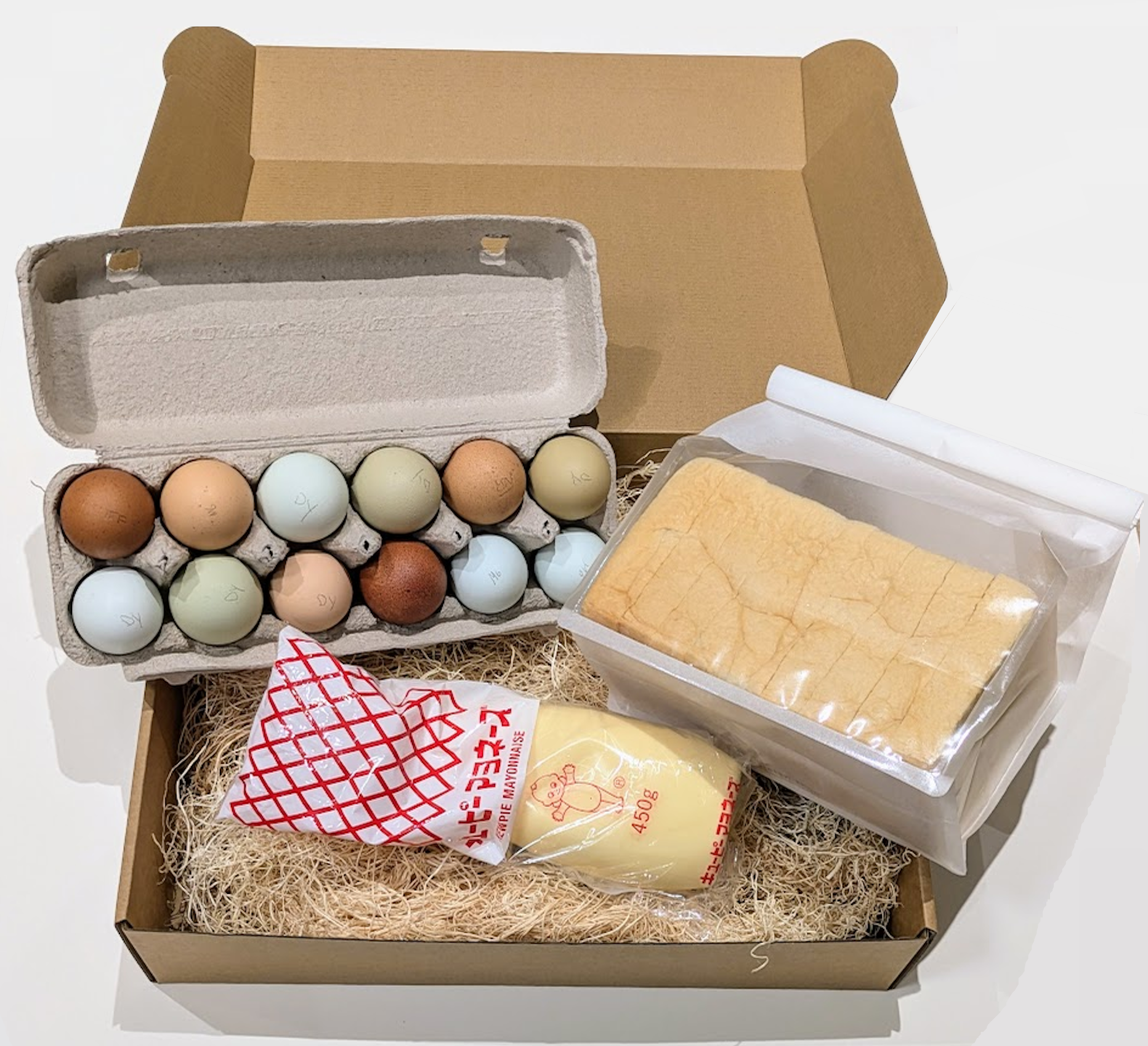Gift Box (1 dozen eggs + 1 shokupan + 1 kewpie mayo)